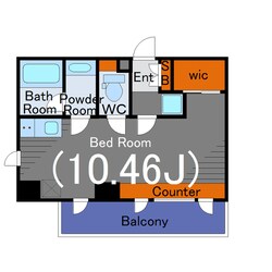 オーク高輪Ⅱの物件間取画像